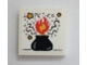 Part No: 3068pb1646  Name: Tile 2 x 2 with Cauldron, Flames and Stars Pattern (Sticker) - Set 75980