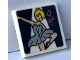 Lot ID: 352255852  Part No: 3068pb1714  Name: Tile 2 x 2 with Ballerina in Spotlight, Dark Pink Heart and 'Bea' Pattern (Sticker) - Set 41670