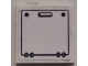 Part No: 3068pb1929  Name: Tile 2 x 2 with Hatch Door, Handle, Hinges, and Bolts Pattern (Sticker) - Set 60147