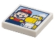 Part No: 3068pb2283  Name: Tile 2 x 2 with Photo of Super Mario and Yellow Yoshi Pattern