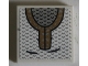 Part No: 3068pb2294  Name: Tile 2 x 2 with Gold and Silver Armor (Mithril) and Grid Pattern (Sticker) - Set 10316
