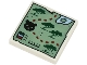 Part No: 3068pb2391 Name: Tile 2 x 2 with Map with Sand Green Land, Dark Green Trees, Black Tiger Head and Dark Red Dotted Line Pattern Part No: 3068pb2391 Name: Tile 2 x 2 with Map with Sand Green Land, Dark Green Trees, Black Tiger Head and Dark Red Dotted Line Pattern