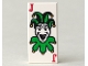 Part No: 3069pb0027  Name: Tile 1 x 2 with Playing Card Joker Pattern