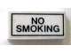 Part No: 3069pb0093  Name: Tile 1 x 2 with 'NO SMOKING' Pattern (Sticker) - Set 5540