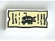 Lot ID: 72606315  Part No: 3069pb0104  Name: Tile 1 x 2 with Black Lines and Underwater Fish Bus Pattern (SpongeBob Bus Ticket)