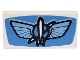 Part No: 3069pb0113  Name: Tile 1 x 2 with Planet with Wings and Rocket Pattern
