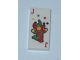 Part No: 3069pb0338  Name: Tile 1 x 2 with Playing Card Joker Pattern