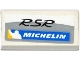 Part No: 3069pb0401  Name: Tile 1 x 2 with 'RSR' and MICHELIN Logo Pattern (Sticker) - Set 75912