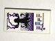 Part No: 3069pb0523  Name: Tile 1 x 2 with Ninjago Game Card with Lord Garmadon's Spinjitzu Pattern (Sticker) - Set 70594