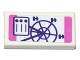 Part No: 3069pb0546  Name: Tile 1 x 2 with Ferris Wheel Pamphlet Pattern (Sticker) - Set 41130