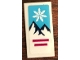 Part No: 3069pb0712  Name: Tile 1 x 2 with Mountains and Snowflake Pattern (Sticker) - Set 41324