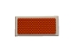 Part No: 3069pb0716  Name: Tile 1 x 2 with Rear Red Reflector Pattern (Sticker) - Set 42078