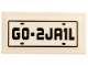 Part No: 3069pb0746  Name: Tile 1 x 2 with 'GO-2JA1L' Pattern (Sticker) - Set 76120