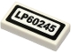 Part No: 3069pb0781  Name: Tile 1 x 2 with 'LP60245' Pattern (Sticker) - Set 60245