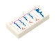 Part No: 3069pb0990  Name: Tile 1 x 2 with Notepad with Blue List and Red Check Marks Pattern