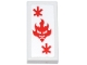 Part No: 3069pb1349 Name: Tile 1 x 2 with Playing Card with Red Fire Power Emblem and Ninjago Logogram Letter K Pattern (Sticker) - Set 71837 Part No: 3069pb1349 Name: Tile 1 x 2 with Playing Card with Red Fire Power Emblem and Ninjago Logogram Letter K Pattern (Sticker) - Set 71837