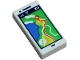 Part No: 3069pb1397  Name: Tile 1 x 2 with Cell Phone / Smartphone with GPS Map on Screen Pattern
