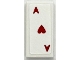 Part No: 3069pb1429  Name: Tile 1 x 2 with Playing Card Ace of Hearts Pattern (Sticker) - Set 76294
