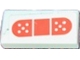 Part No: 3069pb1494  Name: Tile 1 x 2 with Coral Bandage Pattern (Sticker) - Set 41446