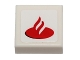 Part No: 3070pb088  Name: Tile 1 x 1 with Santander Logo Pattern (Sticker) - Set 40190