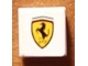 Part No: 3070pb137  Name: Tile 1 x 1 with Ferrari Logo Pattern (Sticker) - Set 8144