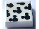 Lot ID: 334650508  Part No: 3070pb257  Name: Tile 1 x 1 with Black Mickey Mouse Head Silhouettes Pattern