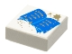 Part No: 3070px8  Name: Tile 1 x 1 with Blue Open Book and Gold Stars Pattern