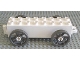 Part No: 31174c01  Name: Duplo Car Base 2 x 8 x 1 1/2 with Small Dark Gray Spoked Wheels