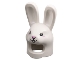 Part No: 3158pb01  Name: Minifigure, Headgear Head Cover, Costume Rabbit with Black Eyes and Mouth, Bright Pink Nose Pattern