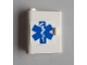 Part No: 3193pb03  Name: Door 1 x 3 x 3 Left with Blue EMT Star of life Pattern (Sticker) - Set 6164