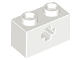 Part No: 32064  Name: Technic, Brick 1 x 2 with Axle Hole