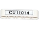 Part No: 32316pb011  Name: Technic, Liftarm Thick 1 x 5 with 'CU 11024' Pattern (Sticker) - Set 42024