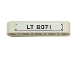 Part No: 32316pb030  Name: Technic, Liftarm Thick 1 x 5 with 'LT 8071'  and 4 Rivets Pattern (Sticker) - Set 8071