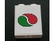 Part No: 3245bpb17  Name: Brick 1 x 2 x 2 with Inside Axle Holder with Octan Logo Pattern (Sticker) - Set 3180