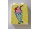 Part No: 3245cpb103  Name: Brick 1 x 2 x 2 with Inside Stud Holder with Ice Cream Cup Pattern
