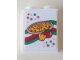 Part No: 3245cpb125  Name: Brick 1 x 2 x 2 with Inside Stud Holder with Stars, Pizza, Pepper and Tomato Pattern (Sticker) - Set 41311
