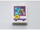 Part No: 3245cpb130  Name: Brick 1 x 2 x 2 with Inside Stud Holder with Picture of Diver and Seashell on Shelf Pattern (Sticker) - Set 41317