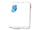 Part No: 3245cpb293  Name: Brick 1 x 2 x 2 with Inside Stud Holder with Medium Azure Butterfly Pattern (Sticker) - Set 41446