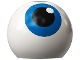 Part No: 32474pb021  Name: Technic Ball Joint with Eye with Blue Iris and Black Pupil Pattern