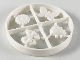 Part No: 33052  Name: Scala Accessories - Complete Sprue - Bow, Flower Type 1, Butterfly, Beetle / Ladybug (Belville)