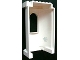 Part No: 33213pb04  Name: Belville Wall, Tower with Window with Snowflake Pattern on Inside (Sticker) - Set 7581