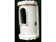 Part No: 33213pb05  Name: Belville Wall, Tower with Window with Snowflake Pattern on Outside (Sticker) - Set 7581