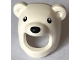 Lot ID: 399339049  Part No: 3557pb01  Name: Minifigure, Headgear Head Cover, Costume Polar Bear with Black Eyes and Nose Pattern