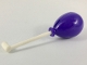 Part No: 35703c01  Name: Minifigure, Utensil Thin Bar with Handle with Dark Purple Balloon