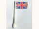 Lot ID: 143820233  Part No: 3596pb12  Name: Flag on Flagpole, Straight with United Kingdom Union Jack Pattern (Stickers)