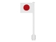 Part No: 3596pb18  Name: Flag on Flagpole, Straight with Japan Pattern (Stickers)