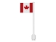 Part No: 3596pb36  Name: Flag on Flagpole, Straight with Canada Pattern (Sticker) - Sets 357-1 / 575-2
