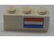 Part No: 3622pb112  Name: Brick 1 x 3 with Dutch Flag Pattern (Sticker) - Set 3310
