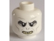 Part No: 3626cpb0486  Name: Minifigure, Head Alien with HP Voldemort with Teeth and Nostrils Pattern - Hollow Stud
