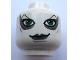 Part No: 3626pb0550 Name: Minifigure, Head Female Dark Bluish Gray Thin Eyebrows, Eye Shadow and Lips, Black Eyelashes, Large Green Eyes, Light Bluish Gray Cheek Lines and Chin Dimple, Wide Lopsided Grin Pattern Part No: 3626pb0550 Name: Minifigure, Head Female Dark Bluish Gray Thin Eyebrows, Eye Shadow and Lips, Black Eyelashes, Large Green Eyes, Light Bluish Gray Cheek Lines and Chin Dimple, Wide Lopsided Grin Pattern